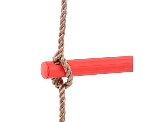 vidaXL virvju kāpnes bērniem ar 4 kāpšļiem, daudzkrāsainas