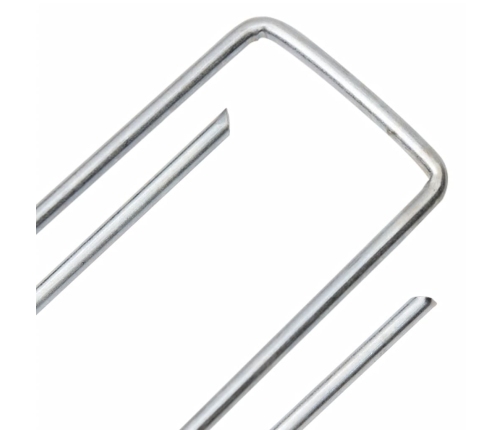 Zemes Mietiņi, 50 Gab., U-Forma, 15X3,5 Cm, Cinkots Tērauds Vidaxl