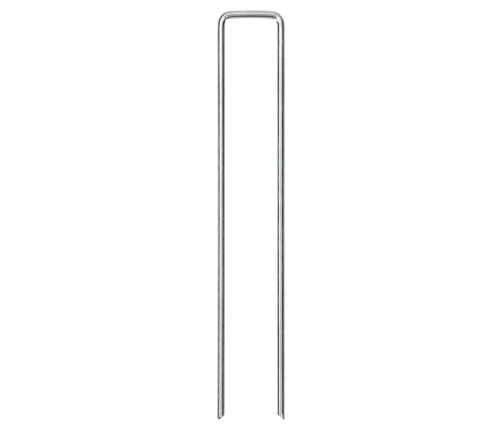 Zemes Mietiņi, 25 Gab., U-Forma, 20X4 Cm, Cinkots Tērauds Vidaxl