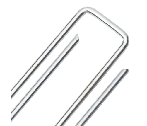 Zemes Mietiņi, 25 Gab., U-Forma, 20X4 Cm, Cinkots Tērauds Vidaxl