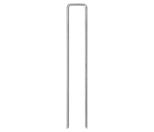 Zemes Mietiņi, 50 Gab., U-Forma, 20X4 Cm, Cinkots Tērauds Vidaxl