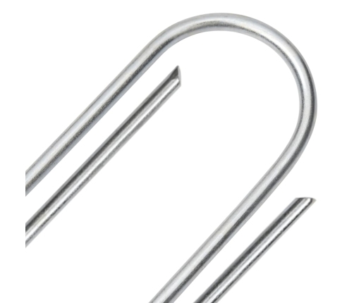 Zemes Mietiņi, 25 Gab., U-Forma, 15X35 Cm, Cinkots Tērauds Vidaxl