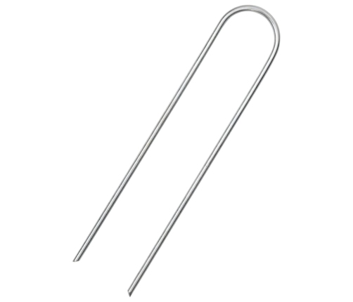 Zemes Mietiņi, 50 Gab., U-Forma, 15X3,5 Cm, Cinkots Tērauds Vidaxl