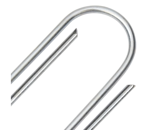 Zemes Mietiņi, 50 Gab., U-Forma, 15X3,5 Cm, Cinkots Tērauds Vidaxl