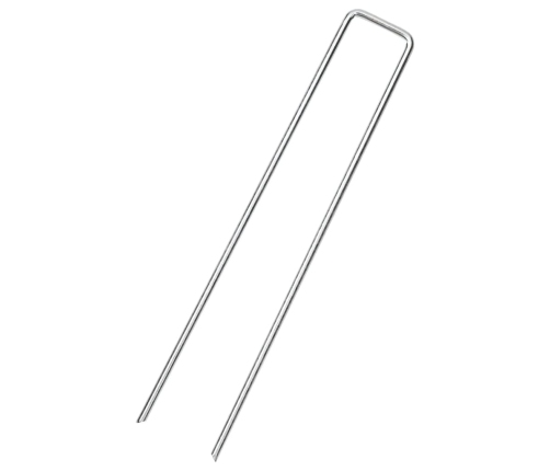 Zemes Mietiņi, 25 Gab., U-Forma, 20X3,5 Cm, Cinkots Tērauds Vidaxl