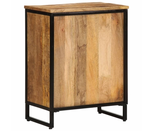 vidaXL vīna plaukts 9 pudelēm, 55x33x70 cm, mango masīvkoks