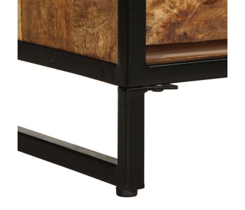 vidaXL vīna plaukts 9 pudelēm, 55x33x70 cm, mango masīvkoks