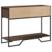 vidaXL konsoles galdiņš, brūns, 100x35x74,5 cm, inženierijas koks