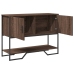 vidaXL konsoles galdiņš, brūns, 100x35x74,5 cm, inženierijas koks