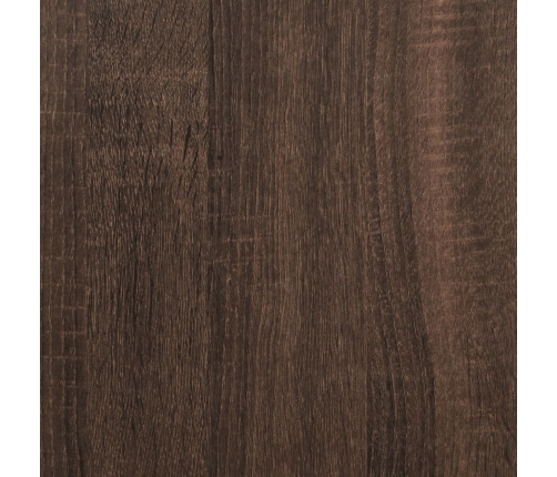 vidaXL konsoles galdiņš, brūns, 100x35x74,5 cm, inženierijas koks