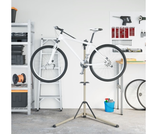 vidaXL velosipēdu remonta statīvs, salokāms, 102-160 cm, alumīnijs