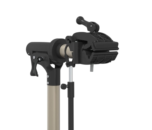 vidaXL velosipēdu remonta statīvs, salokāms, 102-160 cm, alumīnijs