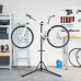 vidaXL velosipēdu remonta statīvs salokāms 92-152 cm sarkans tērauds