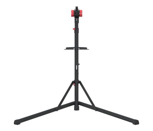 vidaXL velosipēdu remonta statīvs salokāms 92-152 cm sarkans tērauds