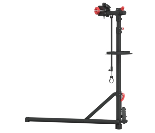 vidaXL velosipēdu remonta statīvs salokāms 92-152 cm sarkans tērauds