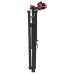 vidaXL velosipēdu remonta statīvs salokāms 92-152 cm sarkans tērauds