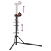 vidaXL velosipēdu remonta statīvs salokāms 92-152 cm sarkans tērauds