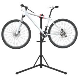Velosipēdu Remonta Statīvs Salokāms 92-152 Cm Sarkans Tērauds Vidaxl