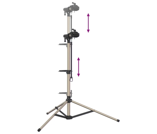 Velosipēdu Remonta Statīvs, Salokāms, 120-165 Cm, Alumīnijs Vidaxl