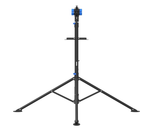 vidaXL velosipēdu remonta statīvs, salokāms, 108-188 cm zils tērauds