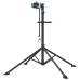 vidaXL velosipēdu remonta statīvs, salokāms, 108-188 cm zils tērauds