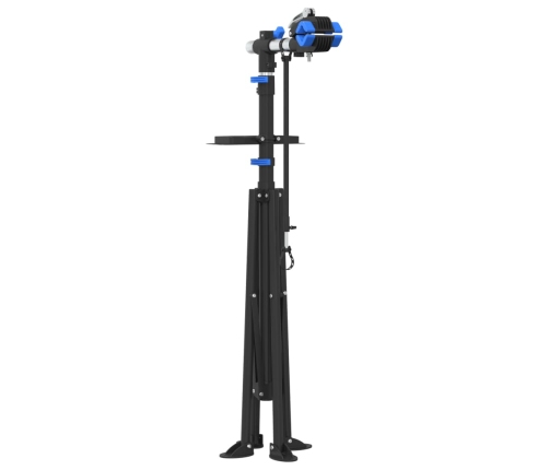 vidaXL velosipēdu remonta statīvs, salokāms, 108-188 cm zils tērauds