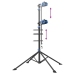 vidaXL velosipēdu remonta statīvs, salokāms, 108-188 cm zils tērauds