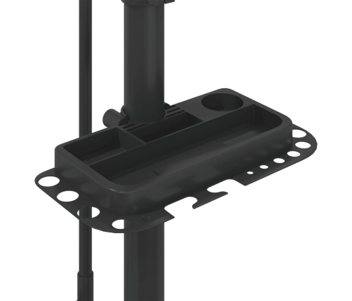 vidaXL velosipēdu remonta statīvs, salokāms, 108-188 cm zils tērauds