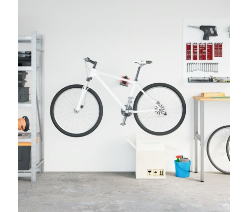 Velosipēdu Remonta Statīvs Pie Sienas Stiprināms Tērauds Vidaxl