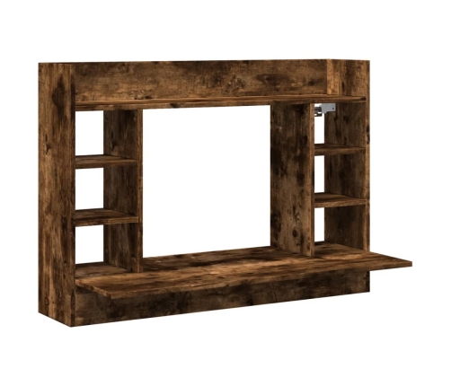 vidaXL sienas rakstāmgalds, ozola, 105x48x75 cm, inženierijas koks