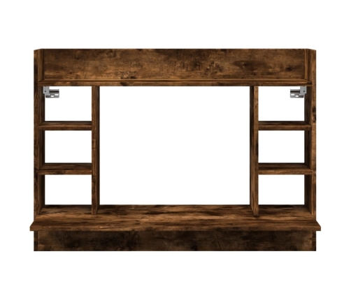 vidaXL sienas rakstāmgalds, ozola, 105x48x75 cm, inženierijas koks