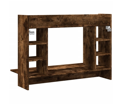 vidaXL sienas rakstāmgalds, ozola, 105x48x75 cm, inženierijas koks