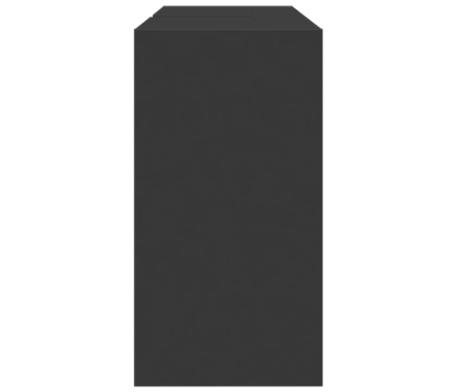 vidaXL izlietnes skapītis, melns, 90x29x55 cm, inženierijas koks