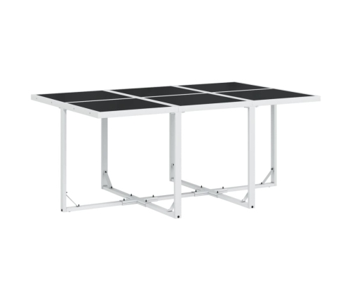 11-Daļīgs Dārza Mēbeļu Komplekts Ar Matračiem, Balts Tekstilēns Vidaxl