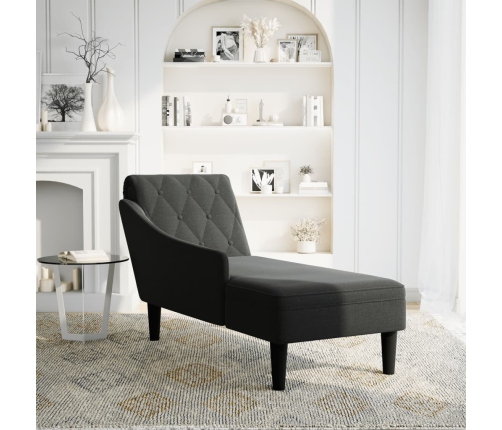 Zvilnis Ar Spilveniem Un Labo Roku Balstu, Melns Audums Vidaxl