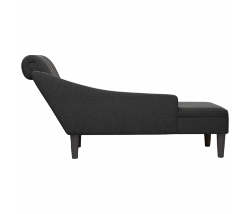 Zvilnis Ar Spilveniem Un Labo Roku Balstu, Melns Audums Vidaxl