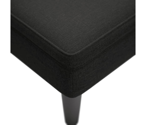 Zvilnis Ar Spilveniem Un Labo Roku Balstu, Melns Audums Vidaxl