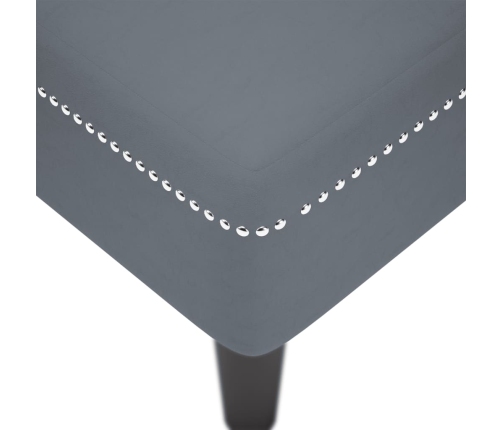 Zvilnis Ar Spilveniem Un Labo Roku Balstu Tumši Pelēks Samts Vidaxl