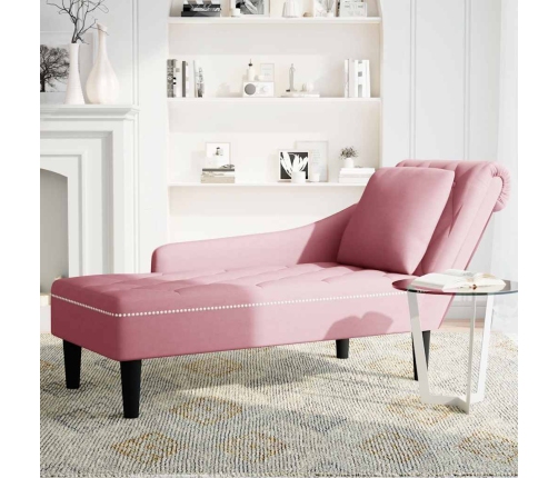 Zvilnis Ar Spilveniem Un Labo Roku Balstu, Rozā Samts Vidaxl