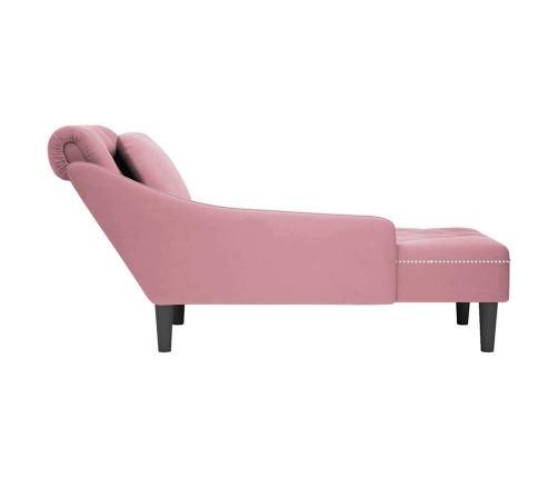 Zvilnis Ar Spilveniem Un Labo Roku Balstu, Rozā Samts Vidaxl