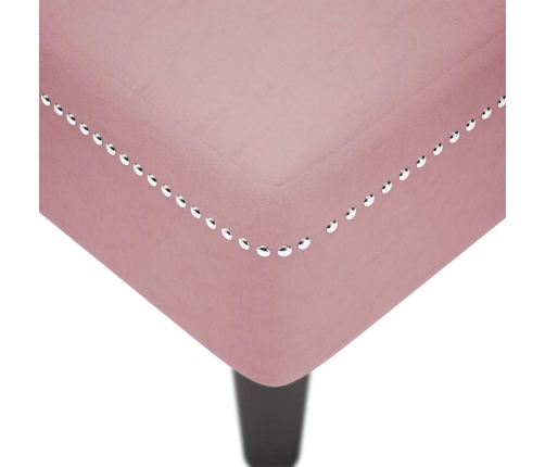 Zvilnis Ar Spilveniem Un Labo Roku Balstu, Rozā Samts Vidaxl