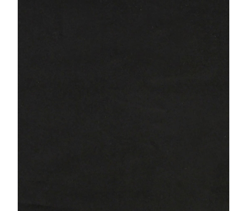 vidaXL zvilnis ar spilveniem un labo roku balstu, melns samts