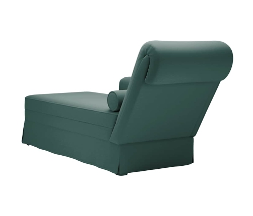 Zvilnis Ar Polsteris Un Labo Roku Balstu, Tumši Zaļš Samts Vidaxl