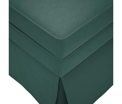 Zvilnis Ar Polsteris Un Labo Roku Balstu, Tumši Zaļš Samts Vidaxl