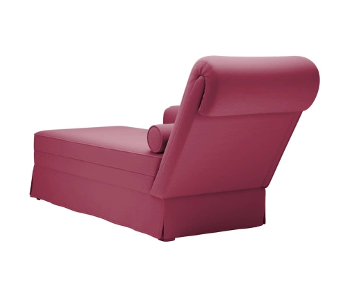 Zvilnis Ar Polsteris Un Labo Roku Balstu, Vīnsarkans Samts Vidaxl