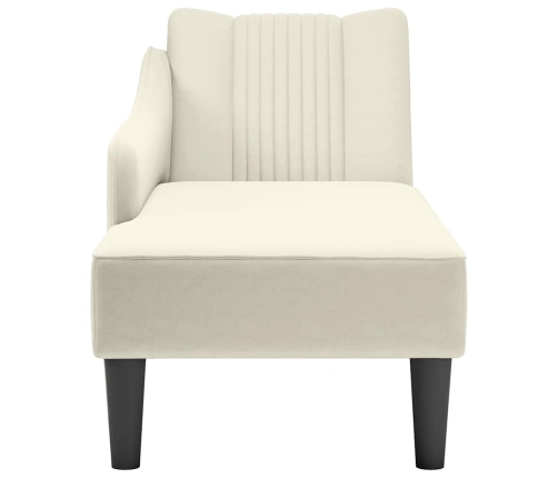 Zvilnis Ar Labo Roku Balstu, Krēmkrāsas Samts Vidaxl