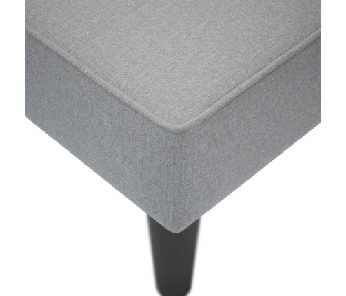 Zvilnis Ar Labo Roku Balstu Gaiši Pelēks Audums Vidaxl