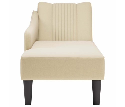 Zvilnis Ar Labo Roku Balstu, Krēmkrāsas Audums Vidaxl