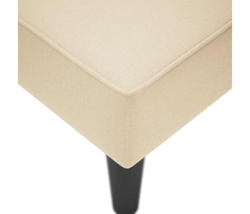 Zvilnis Ar Labo Roku Balstu, Krēmkrāsas Audums Vidaxl