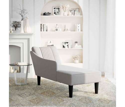 Zvilnis Ar Labo Roku Balstu, Mākonis Pelēks Audums Vidaxl